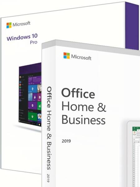 Windows 10 Pro + Office 2019 Home & Business